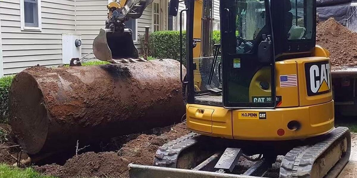 removing underground oil tank