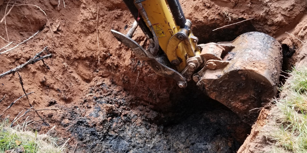 Underground Oil Tank Fails Inspection
